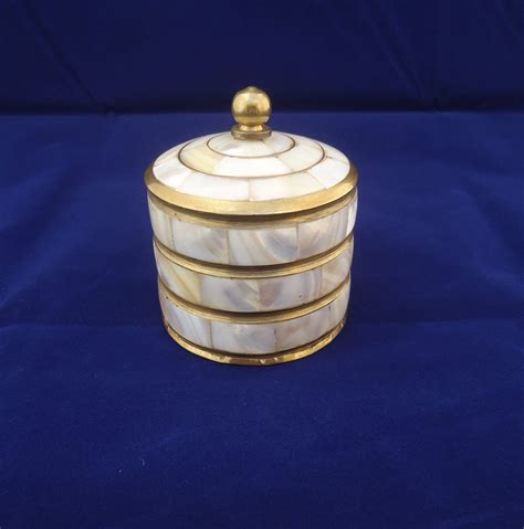 mother of pearl trinket box